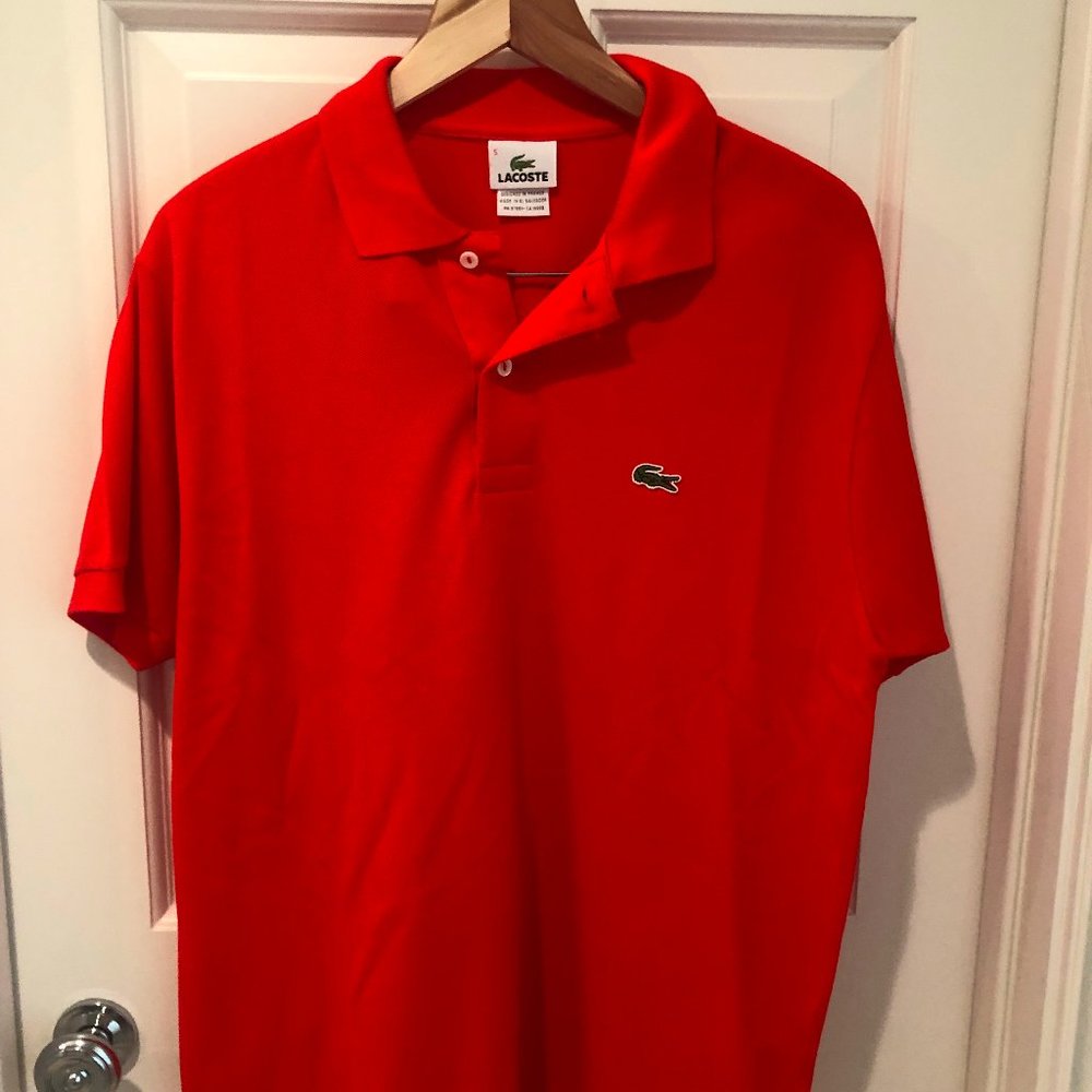 Red Lacoste Polo
